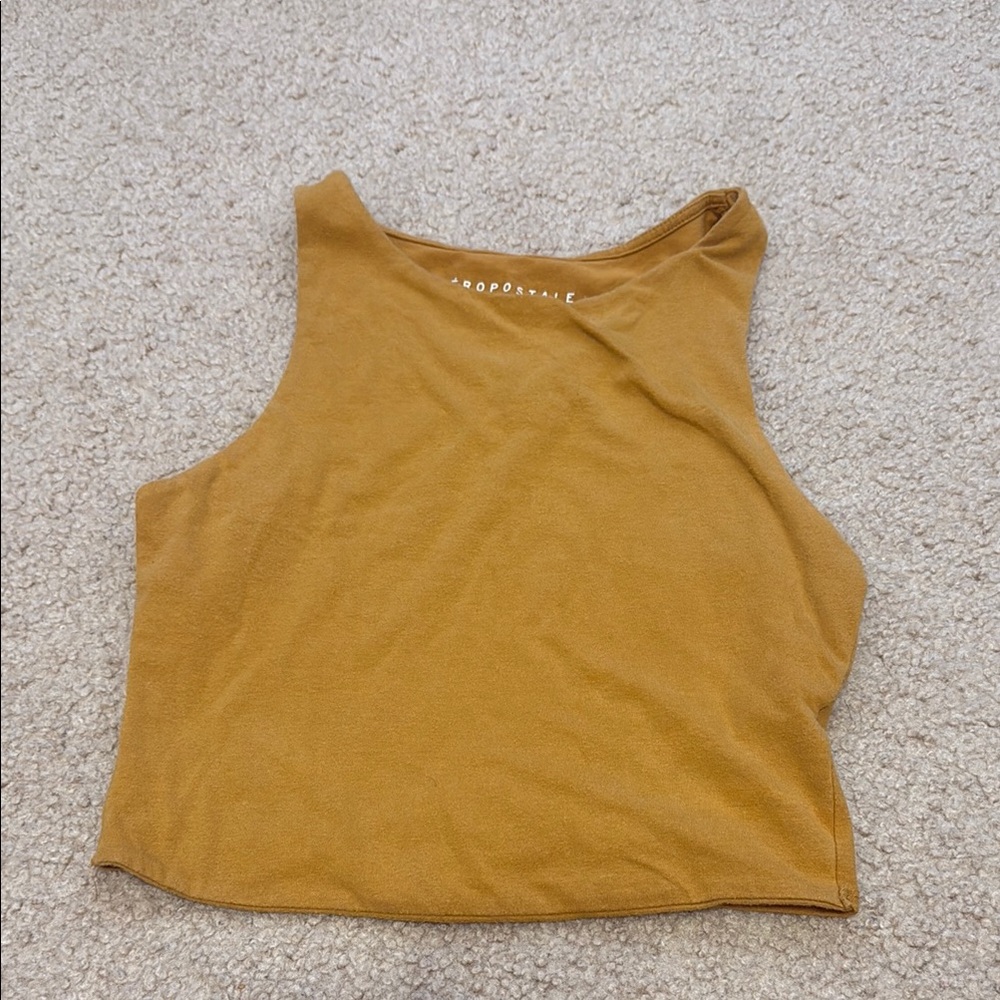 Aeropostale High-Neck Cropped Tank
